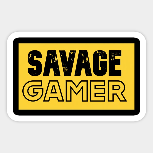 Savage Gamer Sticker by SavageTacoSquad